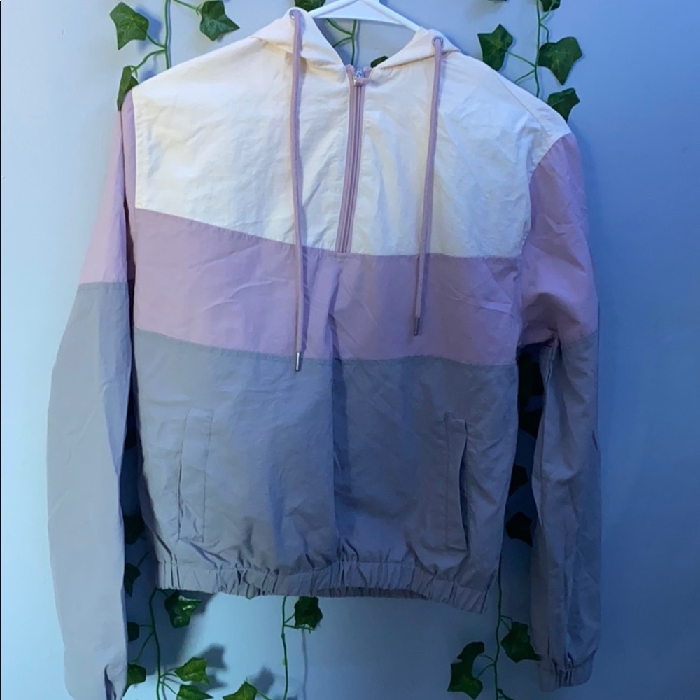 tillys quarter zip windbreaker